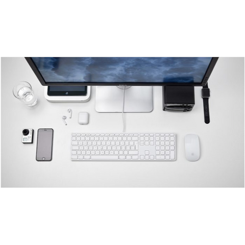 LMP USB tangentbord med numerisk del - svenskt Tangentbord LMP USB Keyboard with numeric keypad swedish - apple tangentbord usb