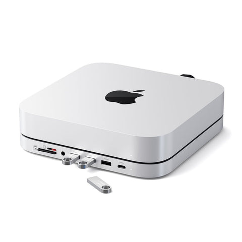 Satechi Stand & Hub för Mac mini/Studio med NVMe SSD-kortplats