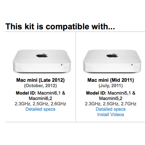 OWC Data Doubler Mounting Kit and Tools for Mac mini 2011 & 2012 Models Intern Hårddisk OWC Data Doubler Mounting Kit and Tools for Mac mini 2011 & 2012 Model