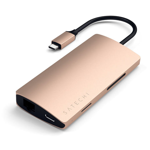 Satechi USB Type-C Multi-Port Adapter 4K Gigabit Ethernet - mac usb-c