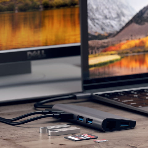 Satechi USB-C Mini Displayport HDMI - Gigabit Ethernet