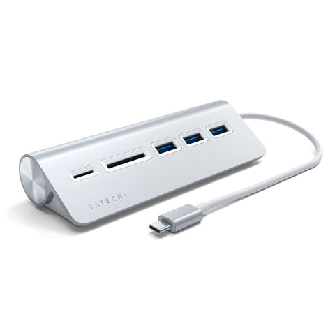 Satechi USB-C Aluminum USB-hub & Minneskortläsare Tillbehör 