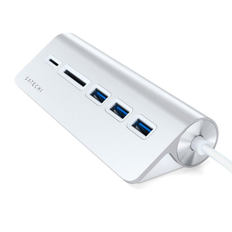 Satechi USB-C Aluminum USB-hub & Minneskortläsare Tillbehör 