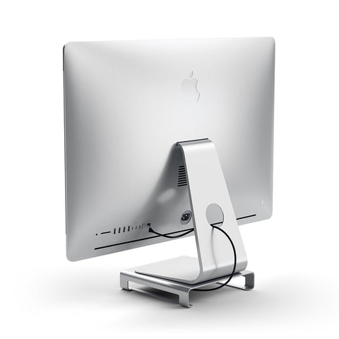 Satechi Type-C Aluminum Monitor Stand Hub for iMac - imac hub