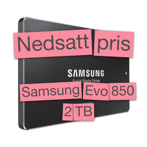 Nedsatt pris på Samsung Evo 850 2 TB