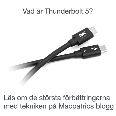 Thunderbolt 5: Den mest kraftfulla anslutningen på Apples nya M4 Pro och M4 Max MacBook Pro och Mac mini