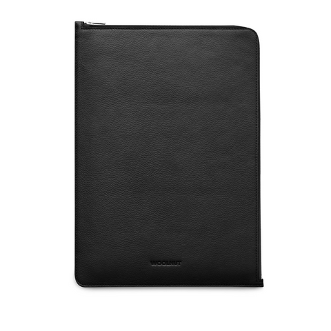 Leather Folio för MacBook - Svart - Läderportfölj