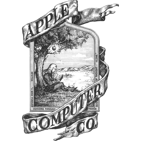 Apple Original Logo Gnuggistattoo från 1976