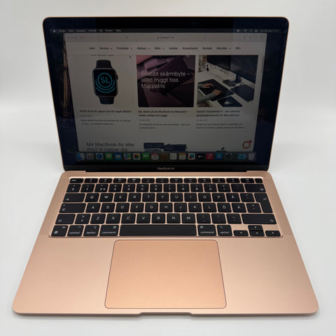 Begagnad - MacBook Air (Retina, 13 inch, 2020)  Guld Begagnad Dator Begagnad - MacBook Air (13-inch, Early 2020) - Begagnad MacBook Air