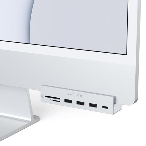 Satechi USB-C Clamp Hub för iMac 24-tum  - Silver