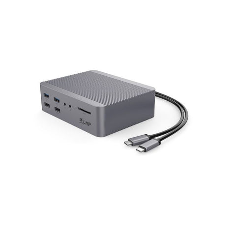 LMP USB-C SuperDock 4K, 15-Port Tillbehör LMP USB-C Display Dock 4K, 10 Port space grey