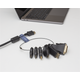 DELTACO OFFICE HDMI adapter ring, mDP, DP, USB-C, DVI, HDMI mini/micro, svart Kabel 