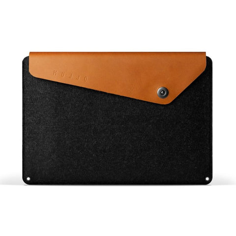 Mujjo Sleeve 16” - Premium-fodral för MacBook Pro 16" detaljer av äkta läder - Svart/Brun Fodral Incase ICON-fodral med Tensaerlite - Incase Sverige