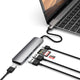 Satechi Slim USB-C MultiPort Adapter V2 med HDMI, USB 3.0 portar samt kortläsare Tillbehör 