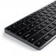 Satechi X3 Trådlöst tangentbord för upp till 4 enheter - Nordisk Layout Tangentbord Satechi X3 Trådlöst tangentbord - Tangentbord Mac