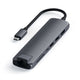 Satechi Slim USB-C MultiPort m. Ethernet - HDMI, USB 3.0 portar samt kortläsare Tillbehör 